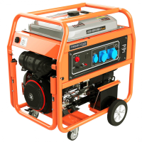 Бензиновый генератор Zongshen PB 22003 E на колесах фото