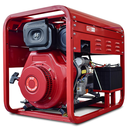 Дизельный генератор REDVOLT EPD7500EA3 EPD7500EA3 переносной фото
