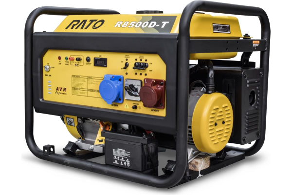 Бензиновый генератор RATO R8500D-T + колесный комплект фото