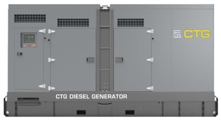 Дизельный генератор CTG 300P в кожухе с АВР (альтернатор WEG) фото