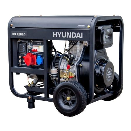 Дизельный генератор Hyundai DHY 8000LE-3 фото