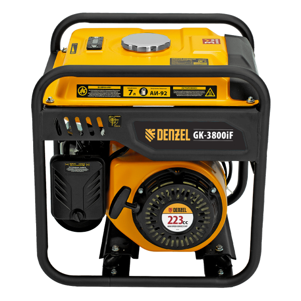 Бензиновый инверторный генератор DENZEL GK-3800iF портативный фото