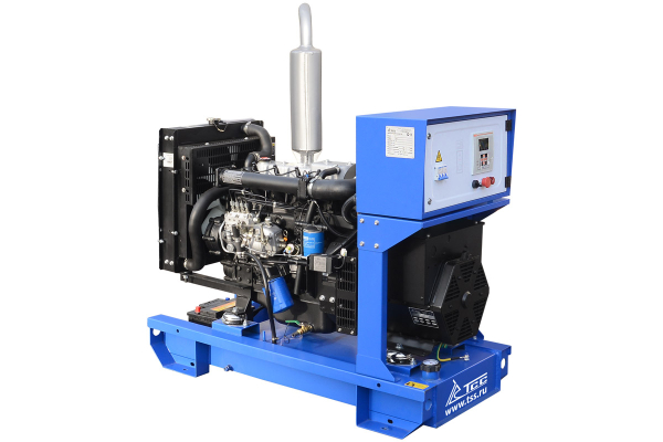 Дизельный генератор ТСС ЭД-16-Т400 в погодозащитном кожухе на прицепе 025183 передвижной фото