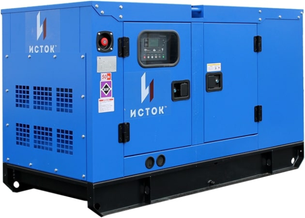Дизельный генератор Исток АД20С-Т400-РПМ15 в кожухе с АВР  2-х тактный фото