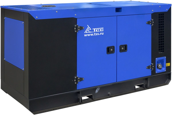 Дизельный генератор ТСС ЭД-24-Т400 с АВР в шумозащитном кожухе на прицепе 025281 на шасси фото
