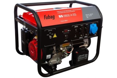 Бензиновый генератор Fubag BS 6600 A ES фото