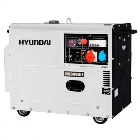 Дизельный генератор Hyundai DHY 8000SE-3 фото