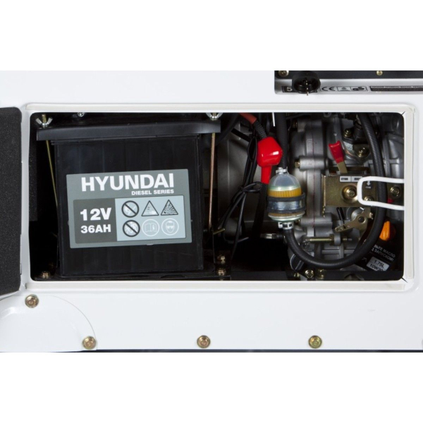 Дизельный генератор Hyundai DHY 8500SE  переносной фото