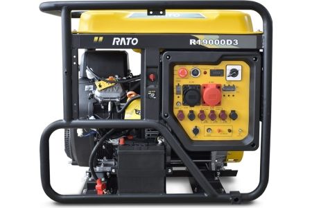 Бензиновый генератор RATO R19000DA-T э/c + подготовка к автозапуску фото