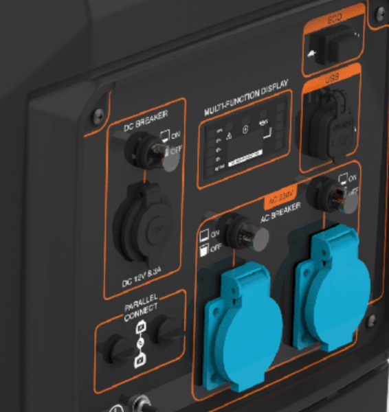 Бензиновый инверторный генератор Zongshen BQH 4000 E для дачи фото