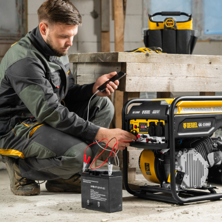 Бензиновый генератор DENZEL GK-5500iF фото