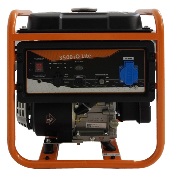 Бензиновый инверторный генератор Lifan 3500IO Lite для дачи фото
