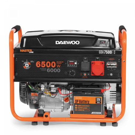 Бензиновый генератор DAEWOO GDA 7500E-3 фото