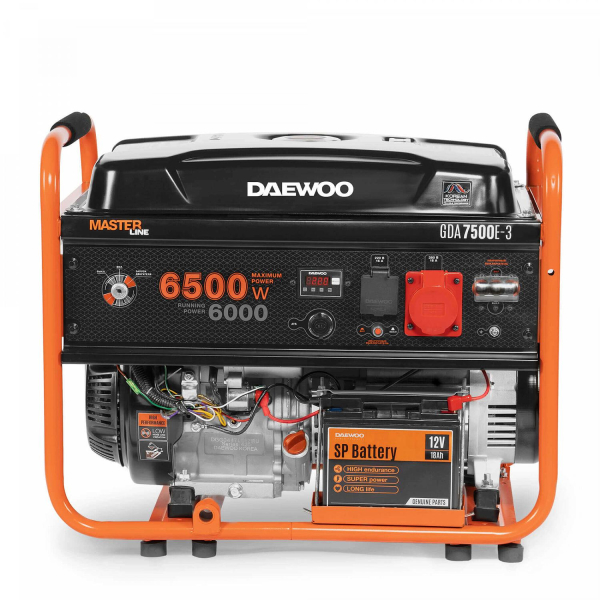 Бензиновый генератор DAEWOO GDA 7500E-3 фото
