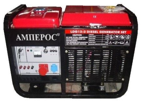 Дизельный генератор Амперос LDG12-3 E стартер с АВР фото