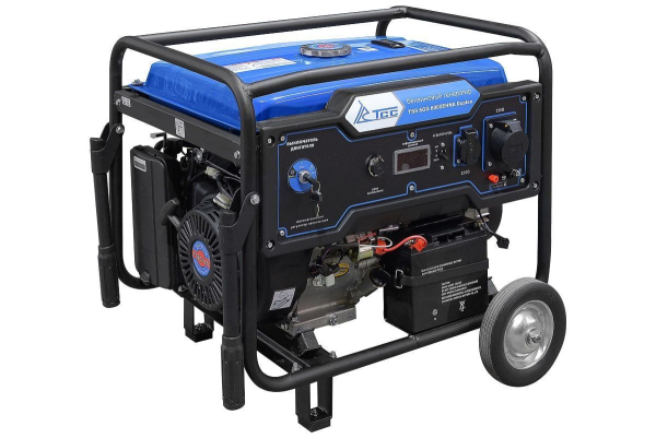 Бензиновый генератор ТСС SGG 6000EHNA Duplex стационарный фото