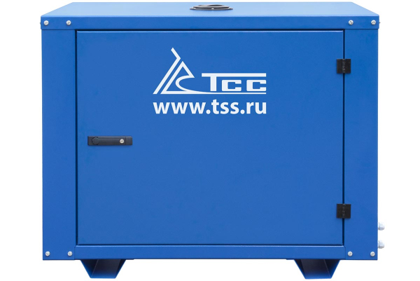 Бензиновый генератор ТСС SGG 6000EHNA в кожухе 1200 армейский фото