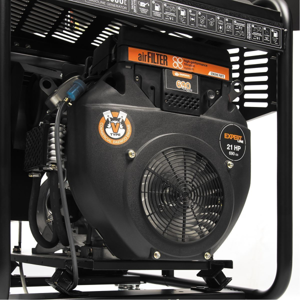 Бензиновый генератор DAEWOO GDA 12500E-3 промышленный фото