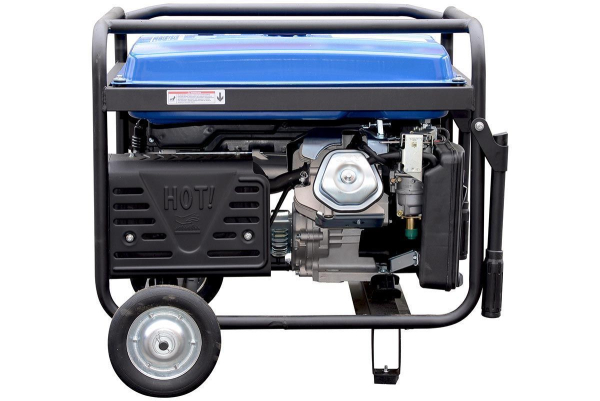 Бензиновый генератор ТСС SGG 6000EH3NA в кожухе МК-1.1 уличный фото