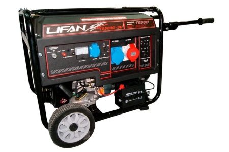 Бензиновый генератор Lifan 10500E-3U фото