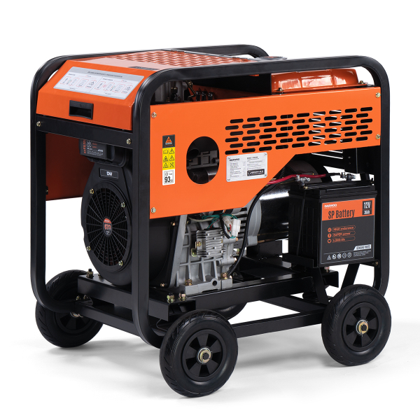 Дизельный генератор DAEWOO DDAE 11000XE DDAE 11000XE на колесах фото