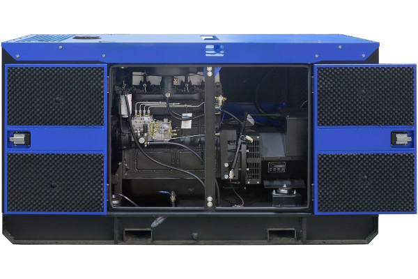 Дизельный генератор ТСС ЭД-24-Т400 с АВР в шумозащитном кожухе на прицепе 025281 на шасси фото