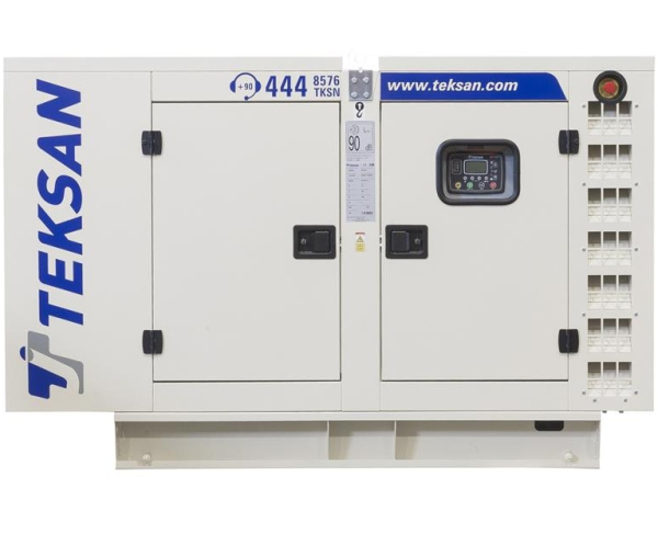 Дизельный генератор TEKSAN TJ50BD5C в кожухе  фото