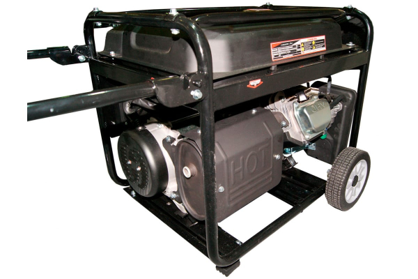 Бензиновый генератор Lifan 10500E-3U на колесах фото