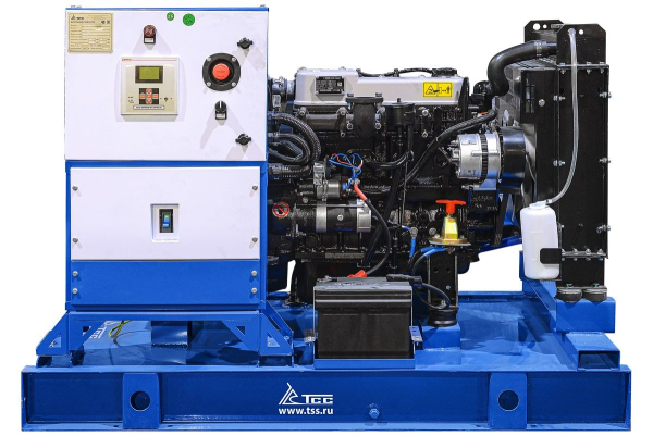 Дизельный генератор ТСС ЭД-16-Т400-1РПМ5 на шасси 039343 на шасси фото