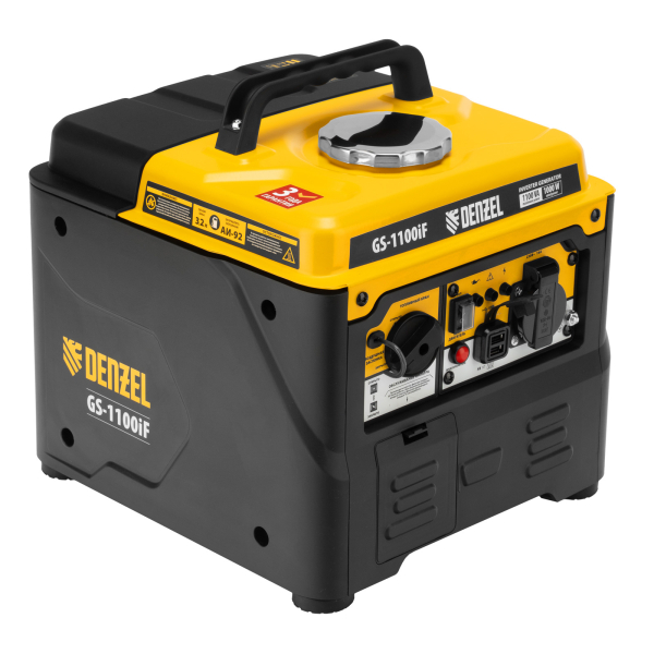 Бензиновый инверторный генератор DENZEL GS-1100iF фото