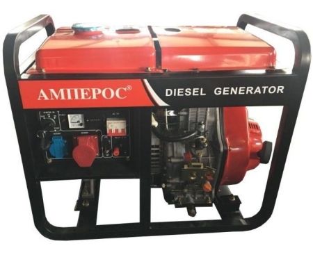 Дизельный генератор Амперос LDG12000E-3 стартер в кожухе с АВР фото