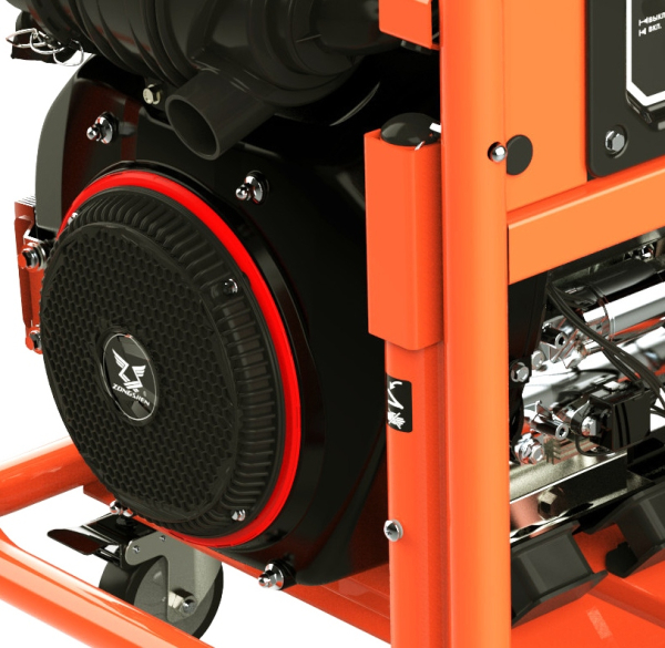 Бензиновый генератор Zongshen PB 22000 E на колесах фото