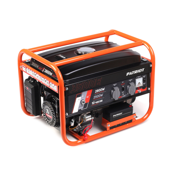 Бензиновый генератор PATRIOT SRGE 3500 E на колесах фото