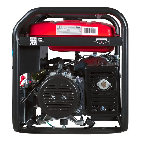 Бензиновый генератор Fubag BS 8000 DA ES + Комплект колес и ручек FUBAG + 4Т Extra в ПОДАРОК асинхронный фото