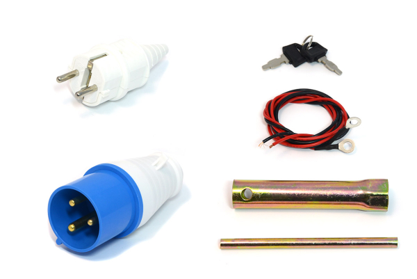 Бензиновый генератор ТСС SGG 7000EA в кожухе МК-1.1 уличный фото