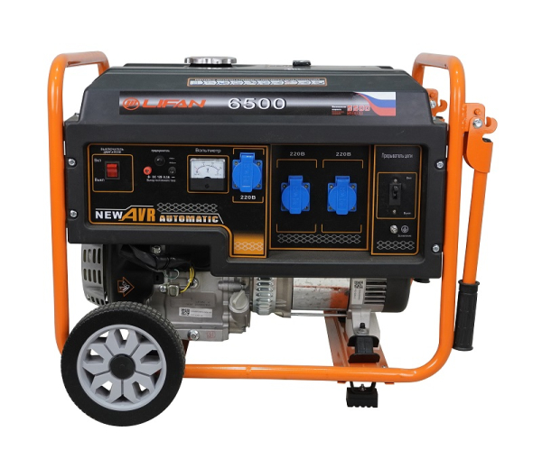 Бензиновый генератор Lifan 5 GF-3 (LF6500) переносной фото