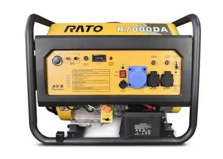 Бензиновый генератор RATO R7000DA э/c + подготовка к автозапуску фото