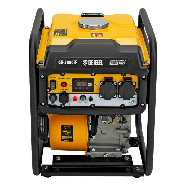 Бензиновый инверторный генератор DENZEL GK-3800iF портативный фото