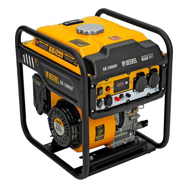 Бензиновый инверторный генератор DENZEL GK-3800iF портативный фото