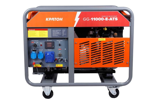 Бензиновый генератор КРАТОН GG-11000-E-ATS фото
